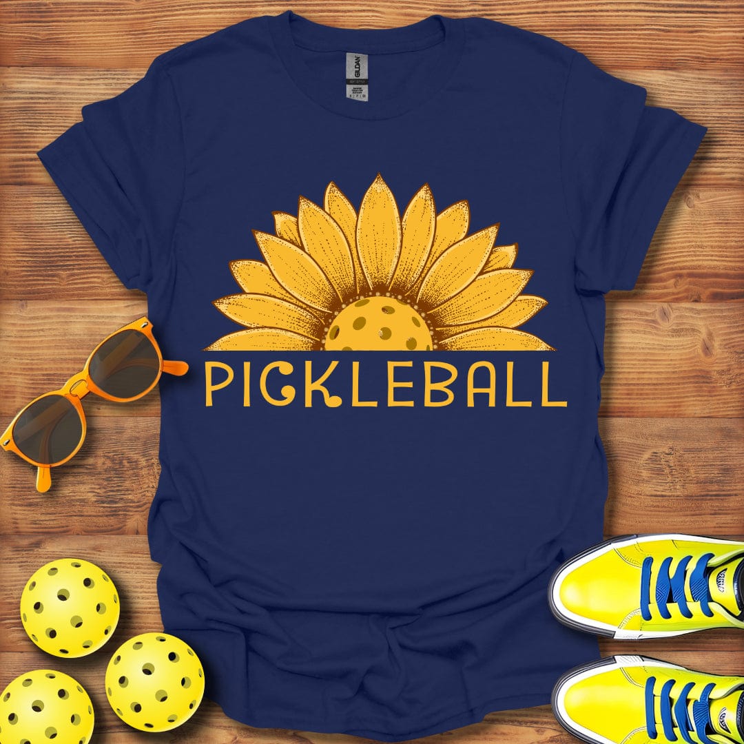 Yellow Sunflower Pickleball Sunrise T-Shirt