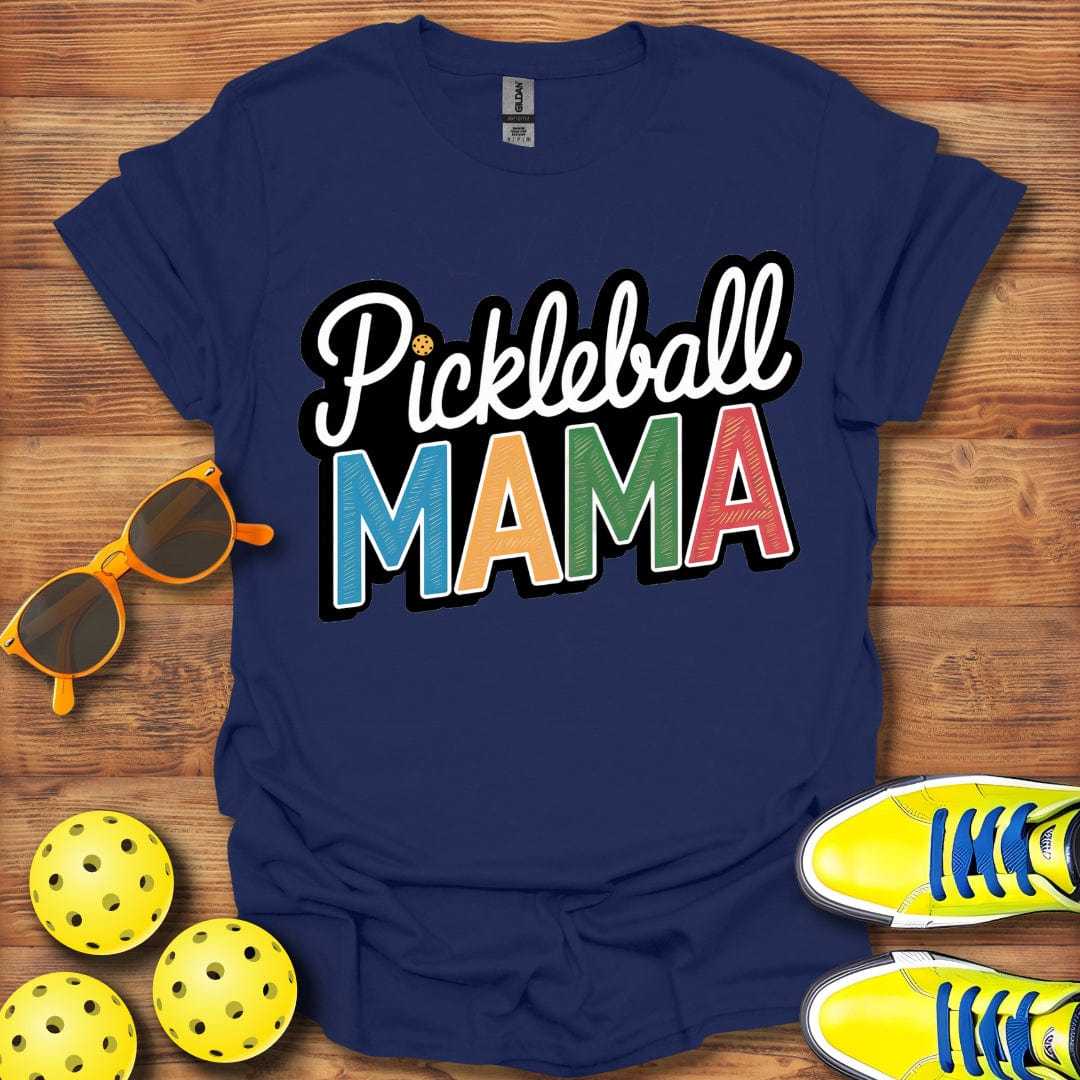 Retro Style Pickleball Mama T-Shirt