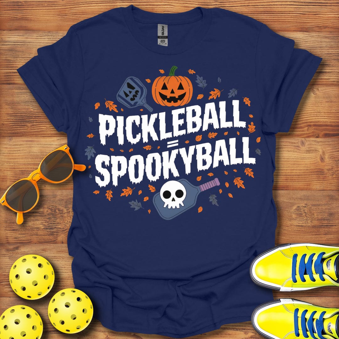 Halloween Spookyball Pickleball T-Shirt