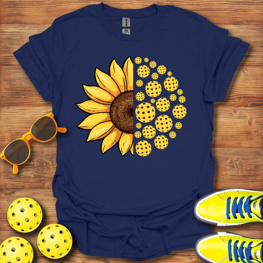 Yellow Sunflower Pickleball T-Shirt