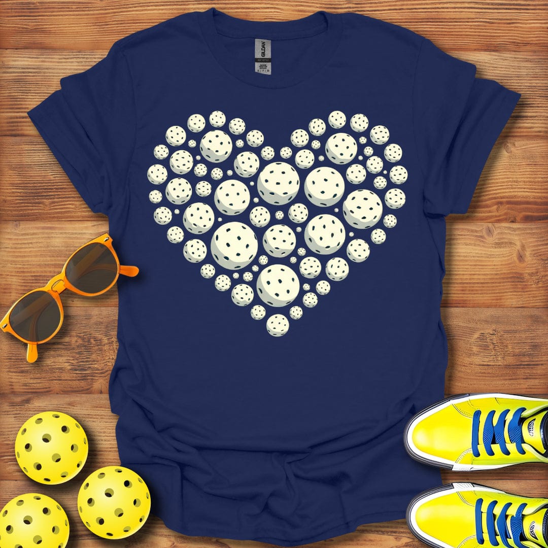 Pickleball Heart Love T-Shirt