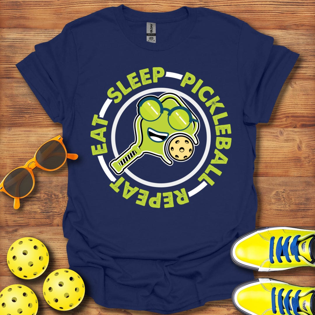 Eat Sleep Pickleball Repeat T-Shirt