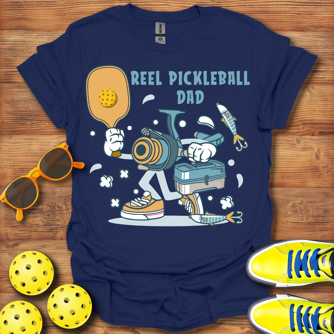 Reel Pickleball Dad T-Shirt