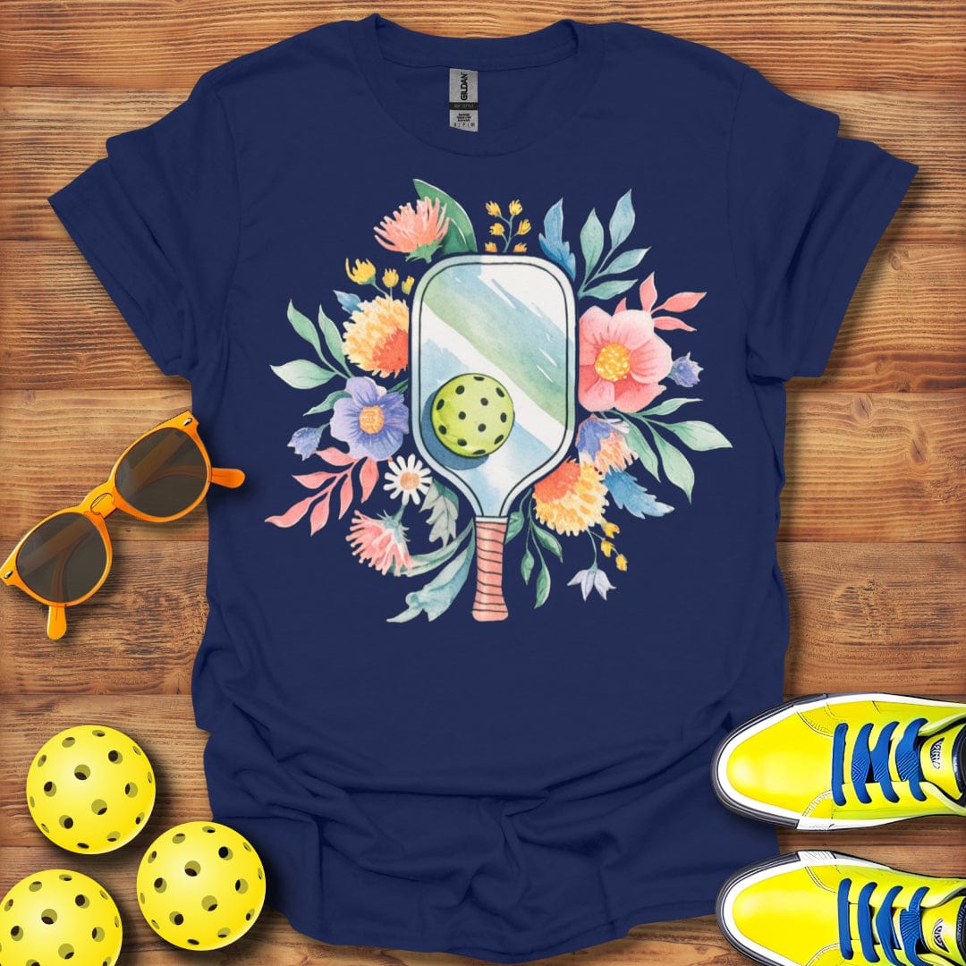 Watercolor Pickleball Paddle T-Shirt