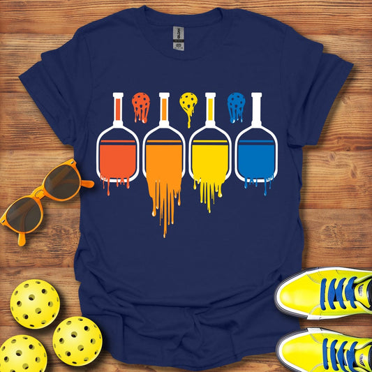 Dripping Rainbow Paddles T-Shirt