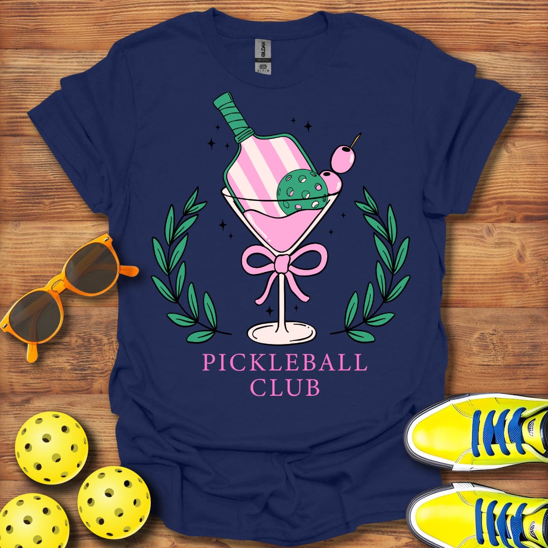 Pickleball Martini Cocktail Unisex T-Shirt