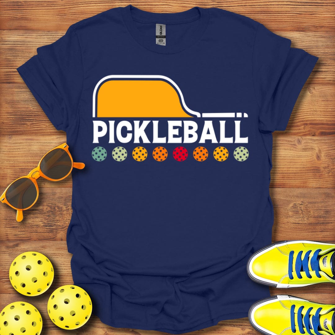 Pickleball Paddle Rainbow T-Shirt