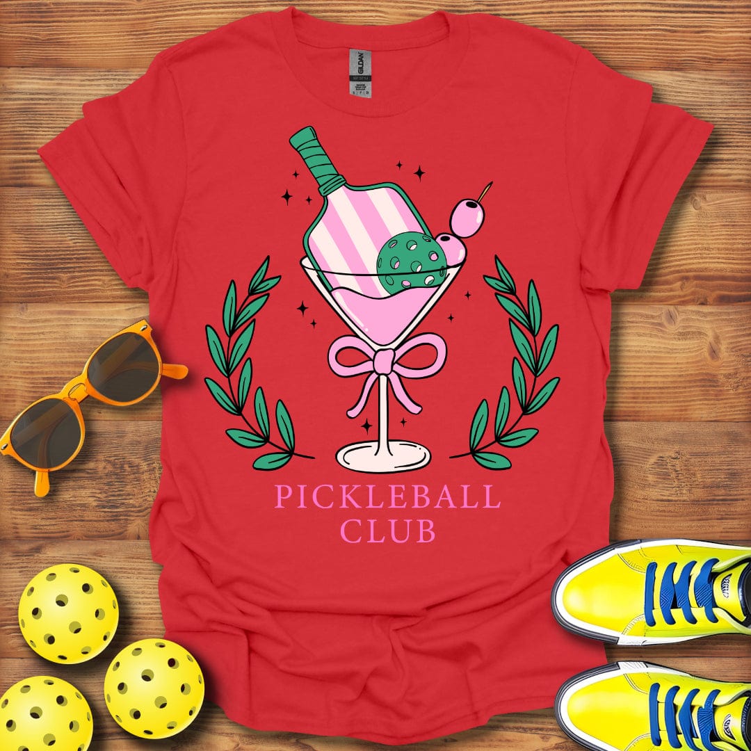 Pickleball Martini Cocktail Unisex T-Shirt