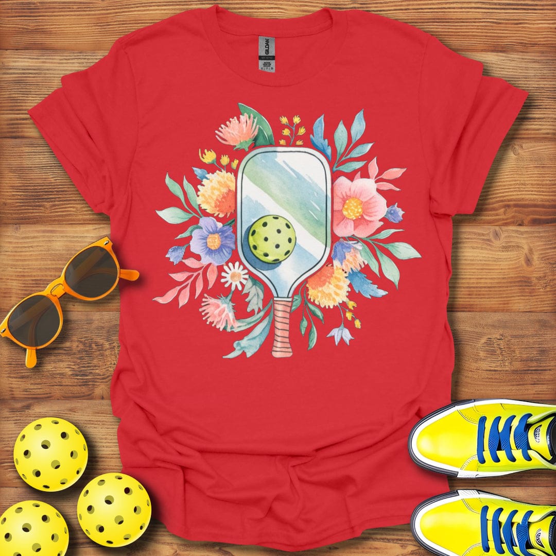 Watercolor Pickleball Paddle T-Shirt