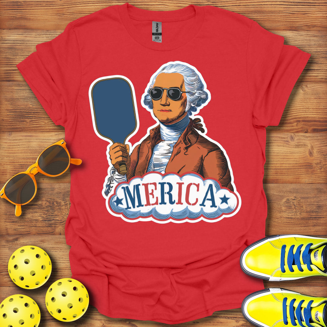 Washington's Merica Pickleball T-Shirt