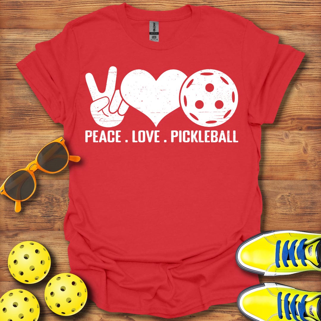 Peace Love Pickleball T-Shirt