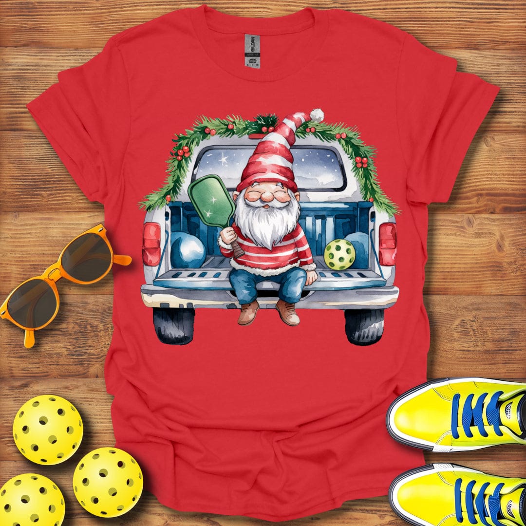 Gnome On Truck Pickleball T-Shirt