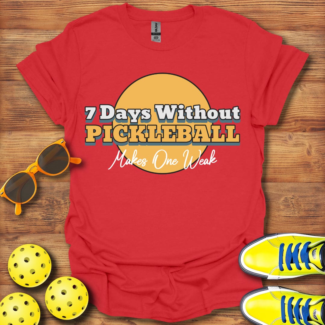 Pickleball Makes One Weak T-Shirt