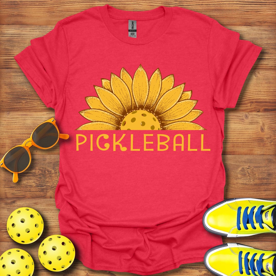 Yellow Sunflower Pickleball Sunrise T-Shirt