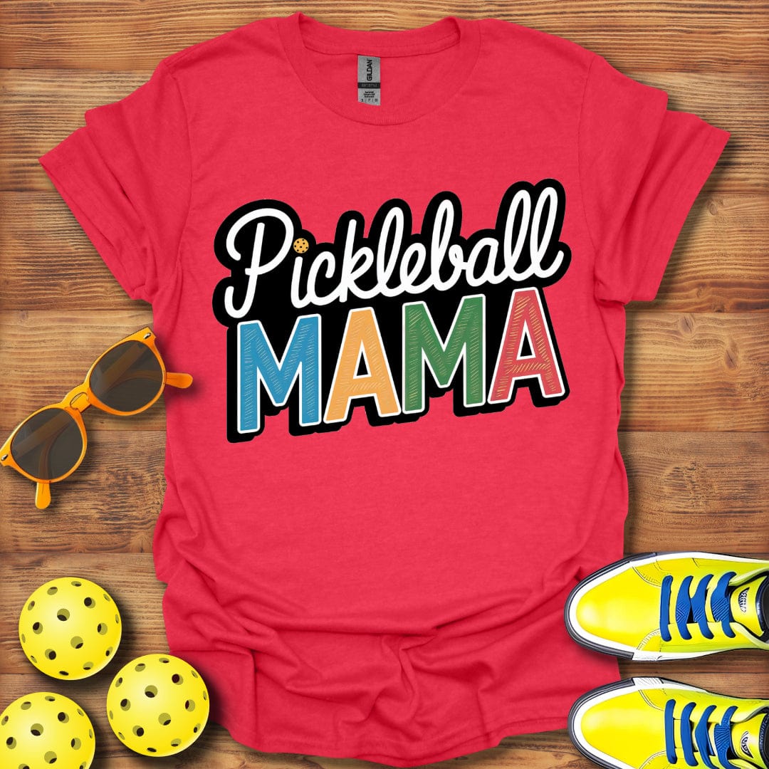 Retro Style Pickleball Mama T-Shirt