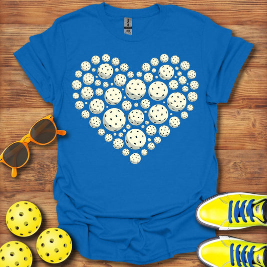 Pickleball Heart Love T-Shirt