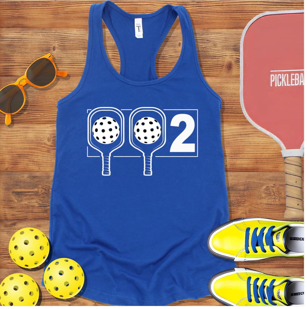 002 Pickleball Racerback Tank Top