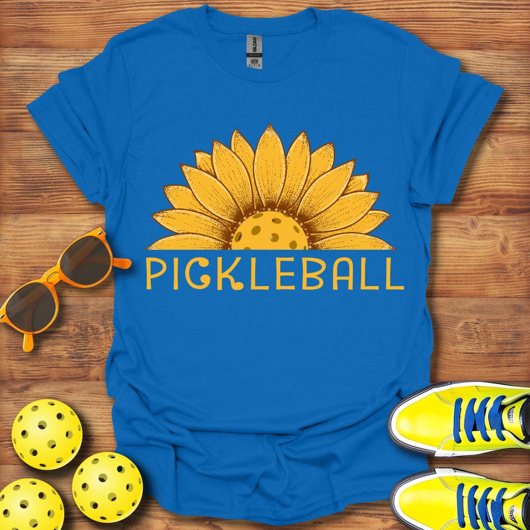 Yellow Sunflower Pickleball Sunrise T-Shirt