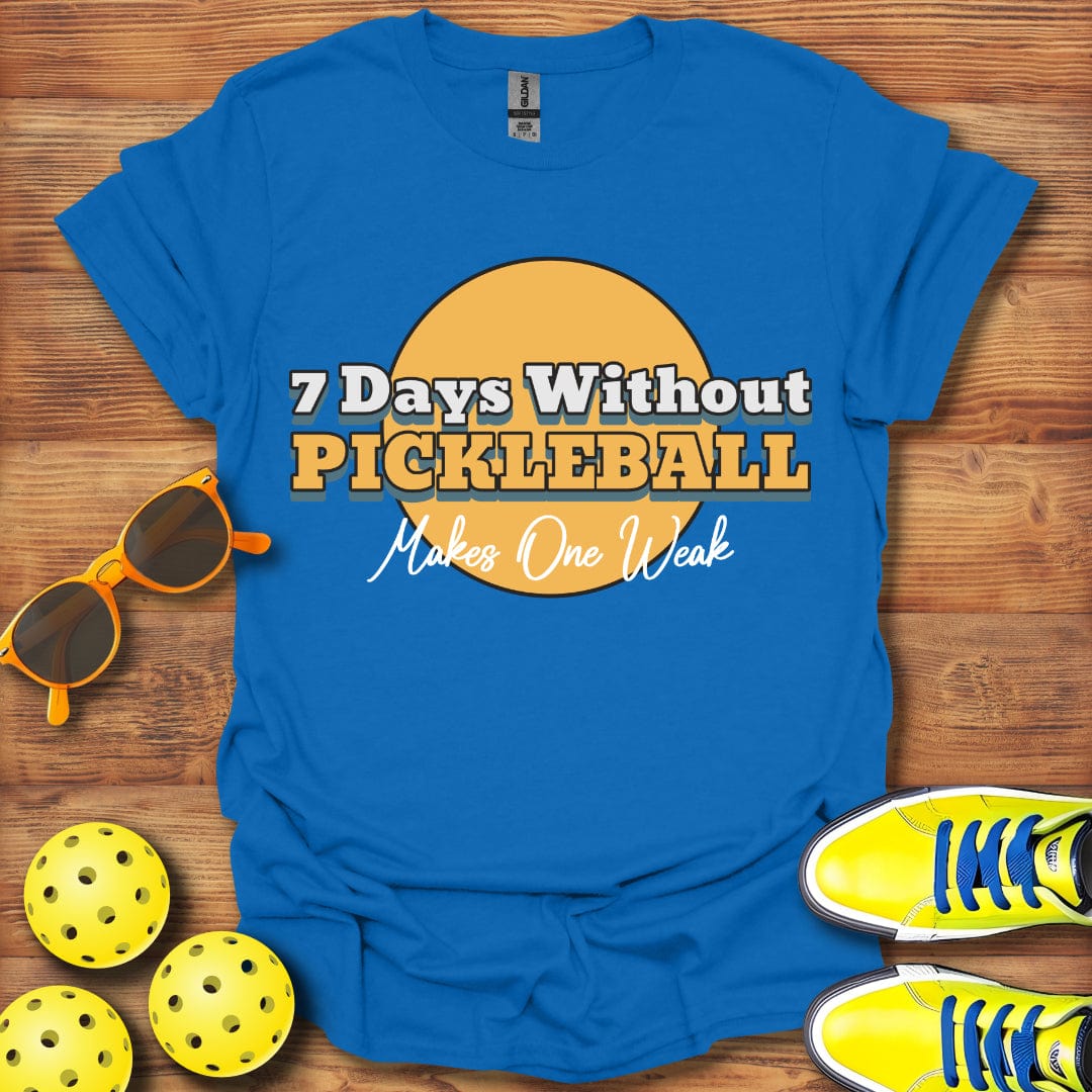 Pickleball Makes One Weak T-Shirt