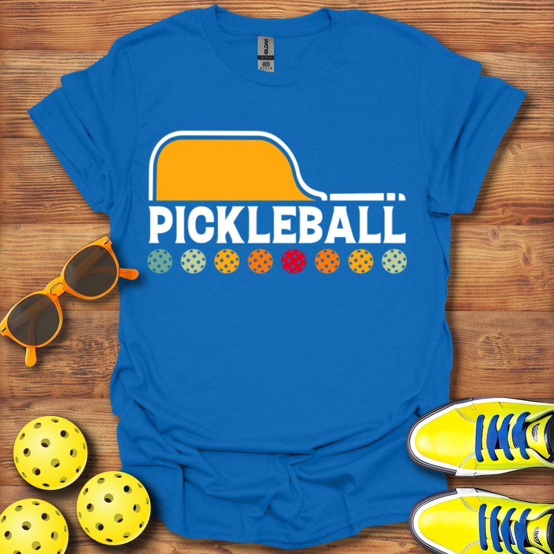 Pickleball Paddle Rainbow T-Shirt