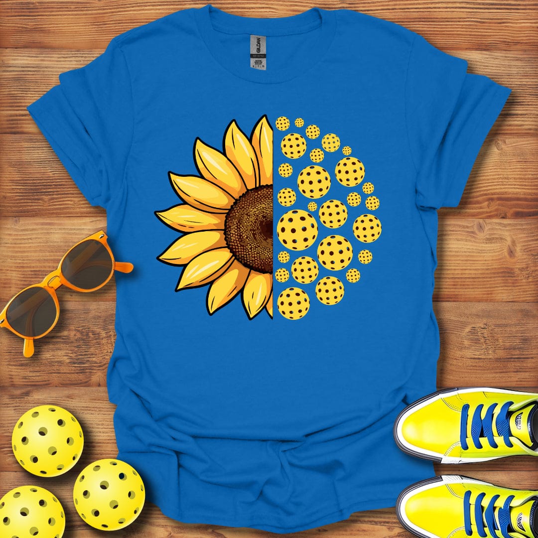 Yellow Sunflower Pickleball T-Shirt