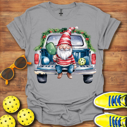 Gnome On Truck Pickleball T-Shirt