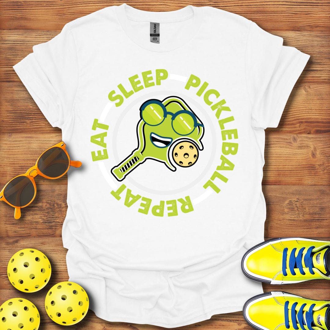 Eat Sleep Pickleball Repeat T-Shirt