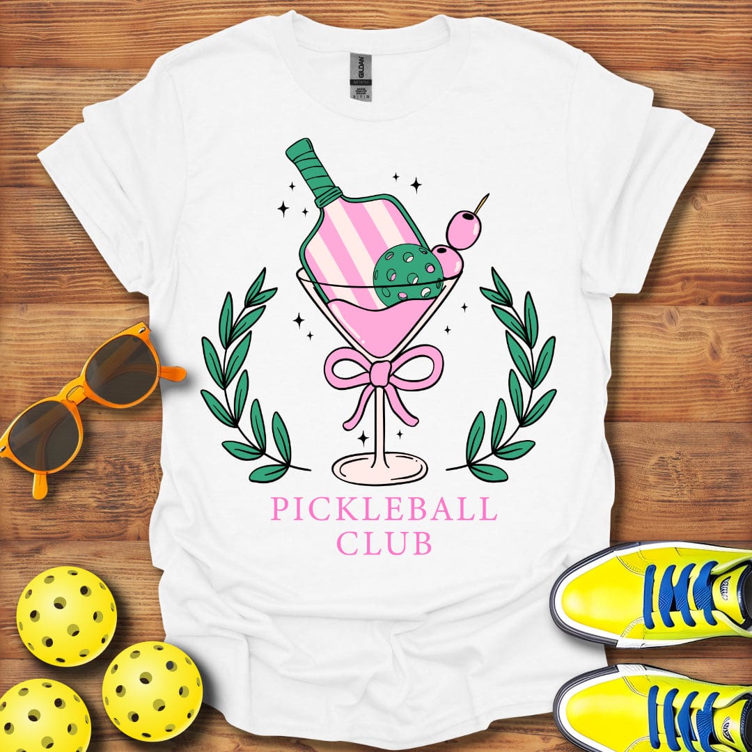 Pickleball Martini Cocktail Unisex T-Shirt