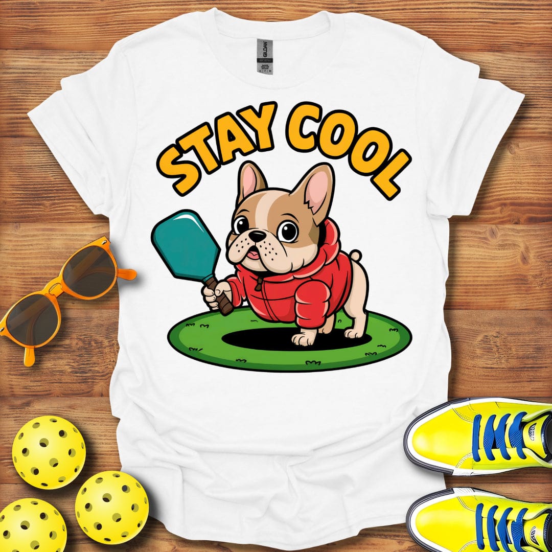 French Bulldog Winter Pickleball T-Shirt