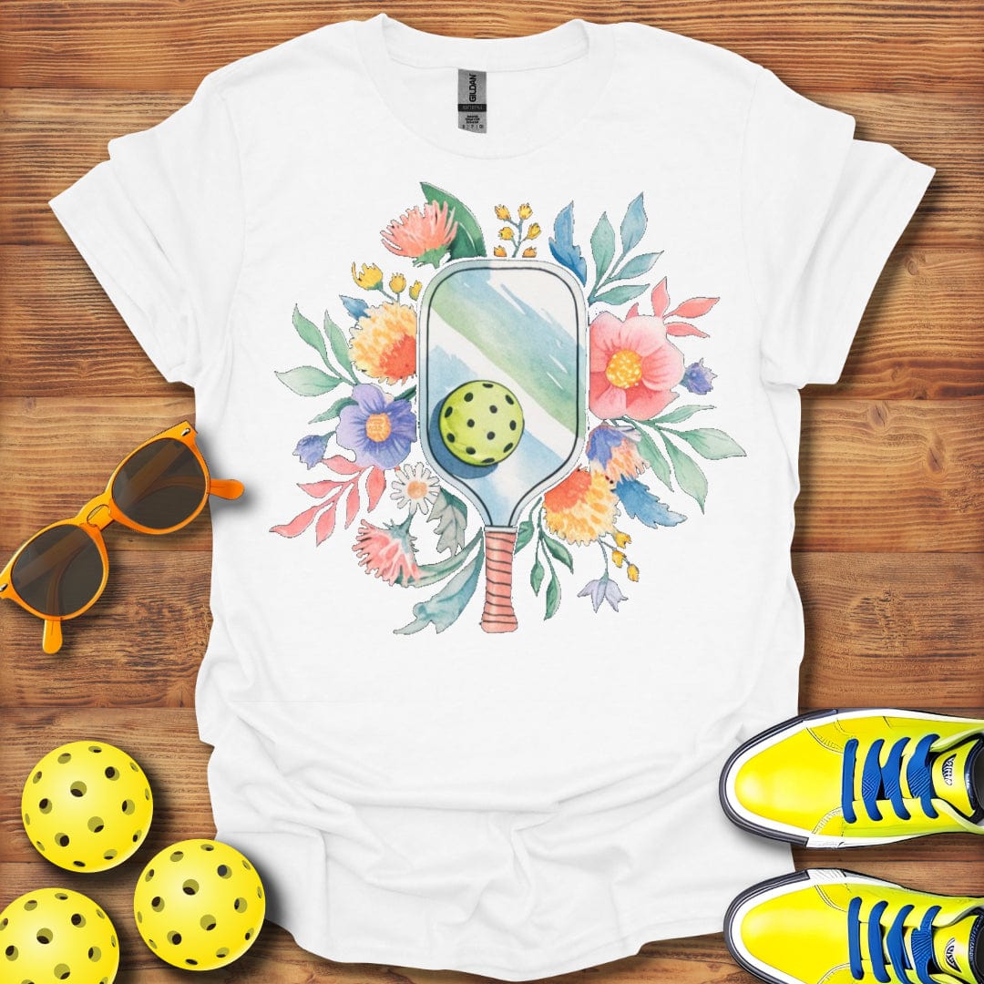 Watercolor Pickleball Paddle T-Shirt