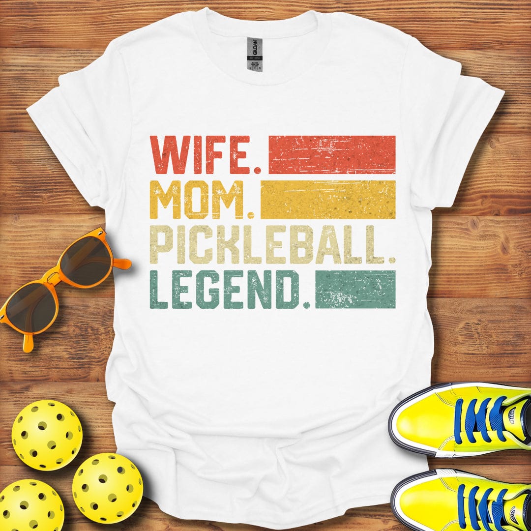 Wife Mom Pickleball Legend T-Shirt