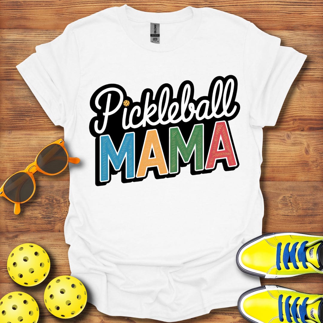 Retro Style Pickleball Mama T-Shirt