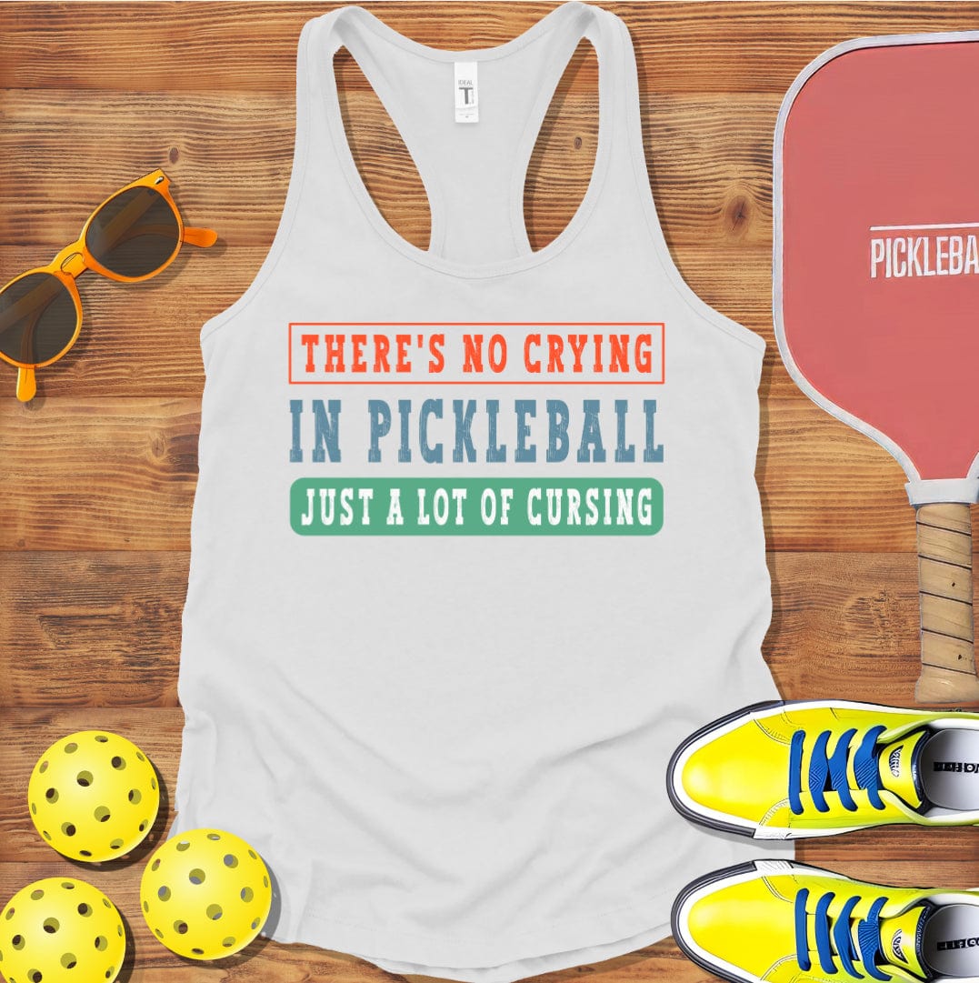 Lot of Cursing Pickleball Racerback Tank