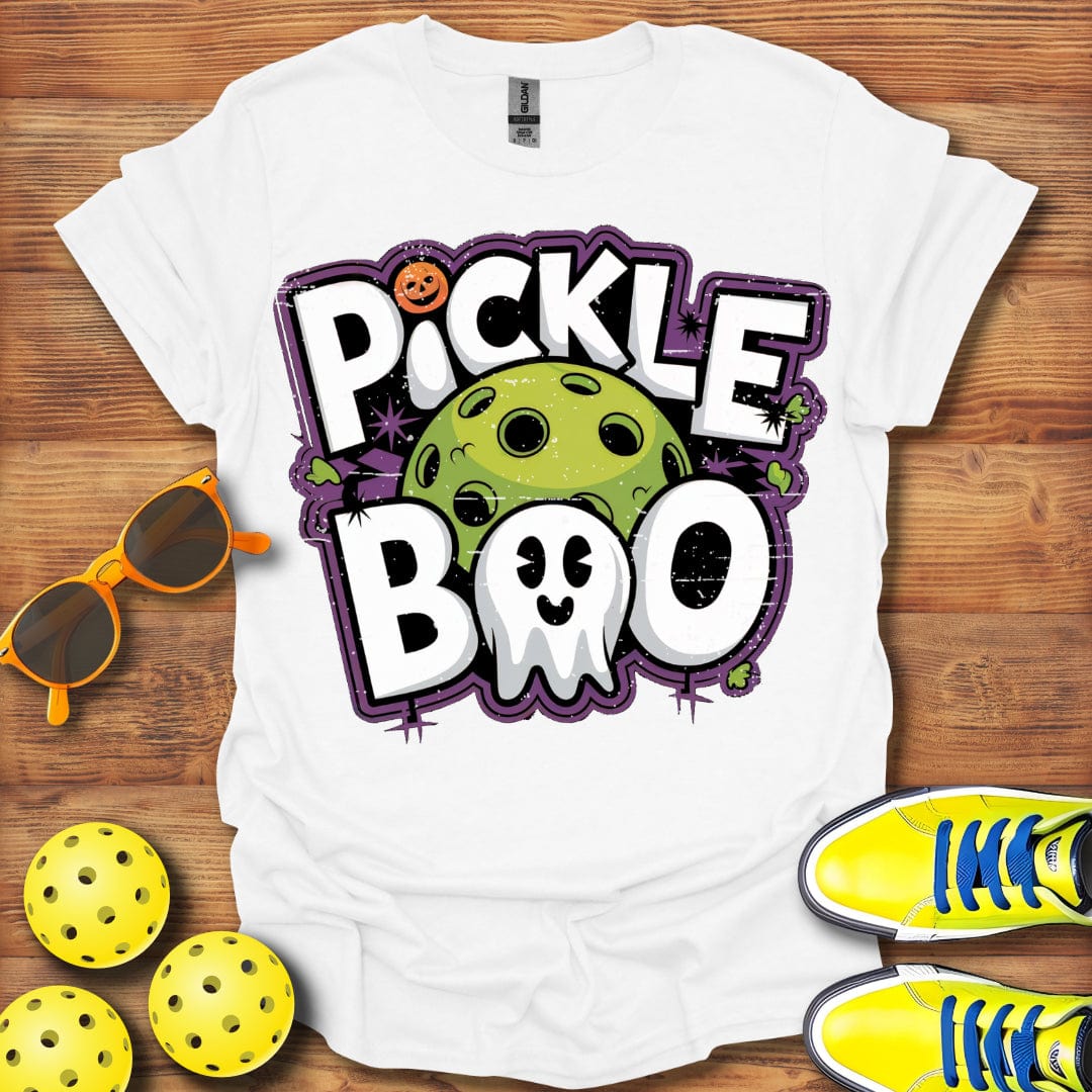 Halloween Pickle Boo Pickleball T-Shirt